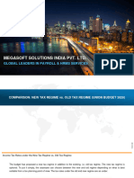Comparison of Old Vs New Tax Regime (MS)