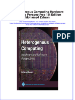 PDF Heterogeneous Computing Hardware Software Perspectives 1St Edition Mohamed Zahran Ebook Full Chapter