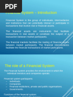 1-Financial System and Markets