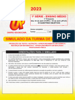 2023 - Simulado Turma Medicina - 1serie - 1tri - 03-04 - GABARITADA