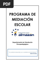 Programa Mediacion Escolar