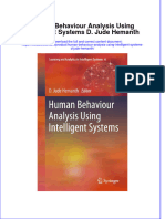 PDF Human Behaviour Analysis Using Intelligent Systems D Jude Hemanth Ebook Full Chapter