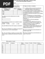 Evaluacion Grado 10 Tabla Periodica