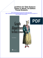 Full Chapter Graph Algorithms For Data Science With Examples in Neo4J 1St Edition Tomaz Bratanic PDF