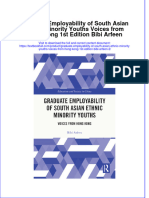 Full Chapter Graduate Employability of South Asian Ethnic Minority Youths Voices From Hong Kong 1St Edition Bibi Arfeen 2 PDF