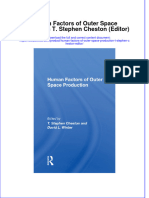 PDF Human Factors of Outer Space Production T Stephen Cheston Editor Ebook Full Chapter