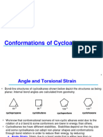 Conformations of Cycloalkanes