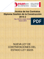 ESAN Gestión Técnica de Los Contratos para El Diploma Gestión de La Construcción 2015-2