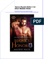 Full Chapter Hawk S Honor Ryoshi Delta 3 1St Edition Maddie Wade PDF