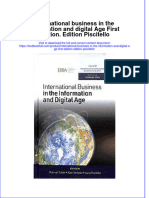 PDF International Business in The Information and Digital Age First Edition Edition Piscitello Ebook Full Chapter