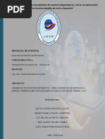 Informe de Proyecto de Empresa Cubas