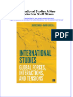 PDF International Studies A New Introduction Scott Straus Ebook Full Chapter