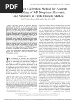 A Short-Open Calibration Method For Accurate De-Embedding of 3-D Nonplanar Microstrip Line Structures in Finite-Element Method