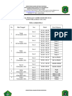 Jadwal Pas New 2021