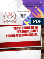 Pandillas y Trastornos de Personalidad