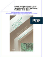 PDF Healthy Homes Designing With Light and Air For Sustainability and Wellbeing 1St Edition Nick Baker Ebook Full Chapter