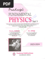 Pradeep Physics Class 12 Vol 1 2023-2024