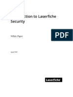 Introduction To Laserfiche Security