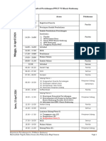 Draft Jadwal Persidangan PPGT VI Klasis Simbuang