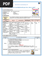 Recordamos La Tabla Del 3,5 y 7 - Matemática