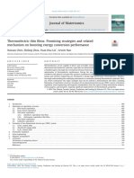 Thermoelectric Thin Films Promising Strategies and Related 2020 Journal of