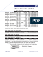 ZF 5hp30 Automatic Transmission Oil Spare Parts Catalog