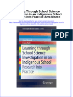 PDF Learning Through School Science Investigation in An Indigenous School Research Into Practice Azra Moeed Ebook Full Chapter