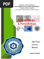 Microbioparaitology Self Paced Learning Material