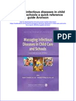 Textbook Managing Infectious Diseases in Child Care and Schools A Quick Reference Guide Aronson Ebook All Chapter PDF