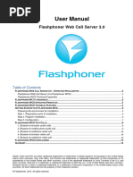 User Manual: Flashphoner Web Call Server 3.0