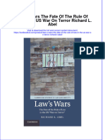 Full Chapter Law S Wars The Fate of The Rule of Law in The Us War On Terror Richard L Abel PDF