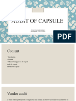 Capsule Audit