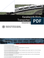 Modul 2 - Karakteristik Moda Transportasi KA