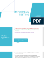 Hypothesis Testing