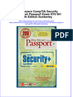 PDF Mike Meyers Comptia Security Certification Passport Exam Sy0 501 Fifth Edition Dunkerley Ebook Full Chapter