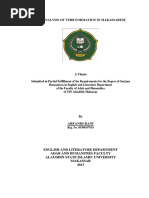 The Analysis of Formation in Makassares