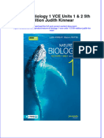 PDF Nature of Biology 1 Vce Units 1 2 5Th Edition Judith Kinnear Ebook Full Chapter