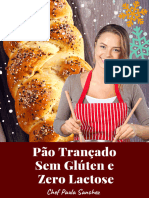 Pão Trançado Sem Glúten e Sem Lactose