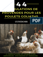 44 Formulations Alimentaires Goliaths