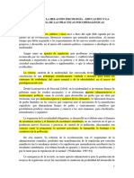 Acerca de La Relación Entre Psicología - Educación y La Emergencia de Las Practicas Psicopedagogicas