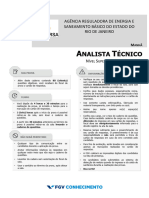 FGV 2023 Agenersa RJ Analista Tecnico Prova