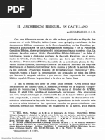 El Enchiridion Biblicum en Castellano: Pontificia: Documentos Bíblicos, Ha Salido de Ia Autorizada Pluma de Sal