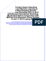 Download pdf Or 2 0 Context Aware Operating Theaters And Machine Learning In Clinical Neuroimaging Second International Workshop Or 2 0 2019 And Second International Workshop Mlcn 2019 Held In Conjunction With Mic ebook full chapter 