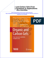 PDF Organic and Carbon Gels From Laboratory Synthesis To Applications Ana Arenillas Ebook Full Chapter