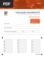 Avaliação Diagnóstica Ciências Da Natureza 2024