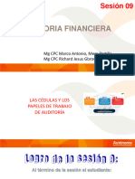 Semana 09 Las Cédulas y Los Papeles de Trabajo de Auditoría