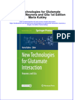 Full Chapter New Technologies For Glutamate Interaction Neurons and Glia 1St Edition Maria Kukley PDF