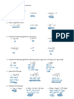 Log Test Review