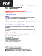 Cours Recherche Documantaire 1