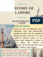 History of Lahore